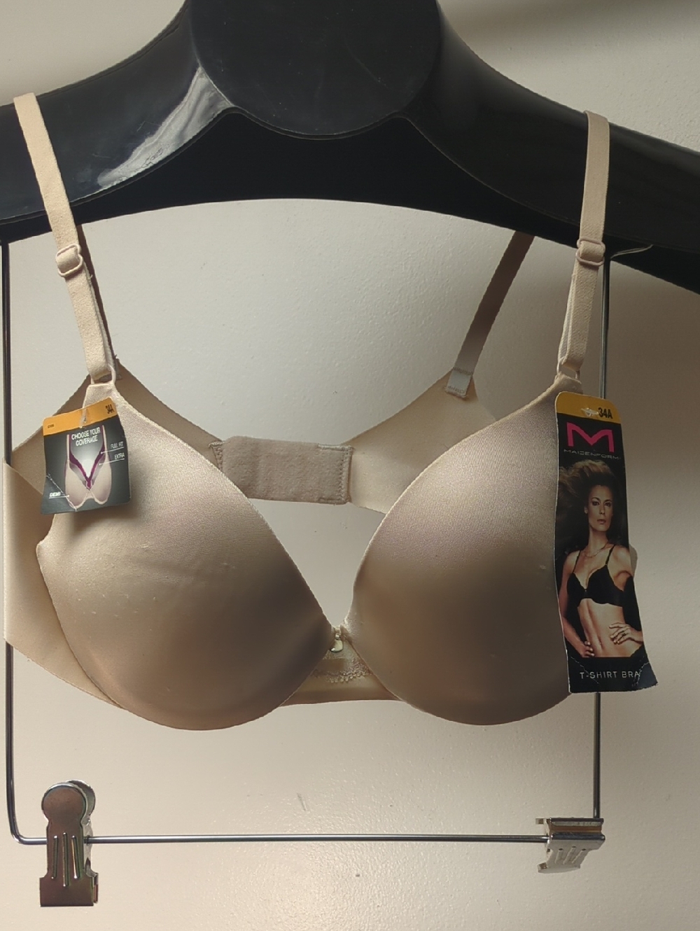 34A Maidenform 9472 Smooth Luxe Push-up Bra Adds Up To A Full Cup nwd
